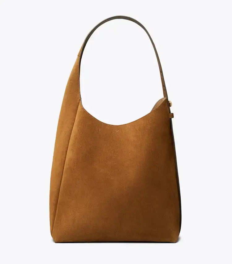 Suede Hobo Bag - Image 4