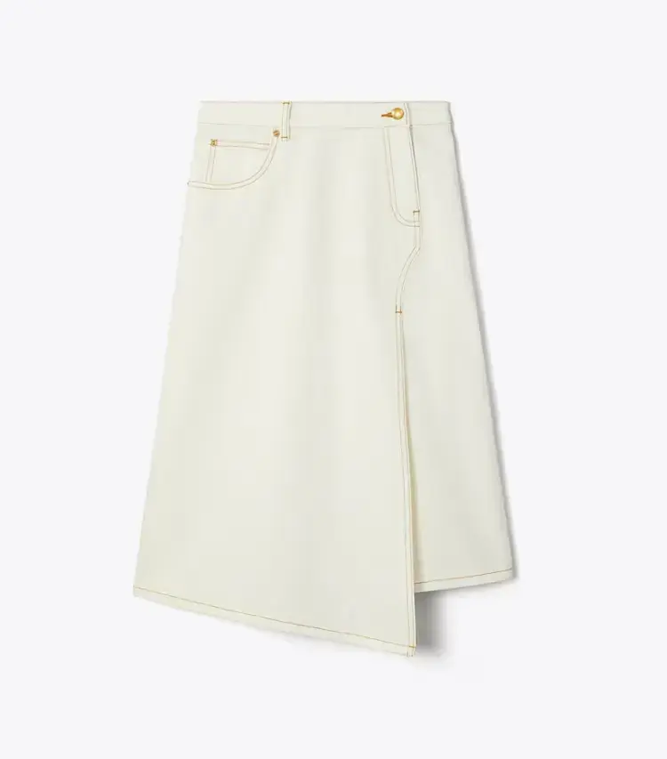 Cotton Denim Skirt