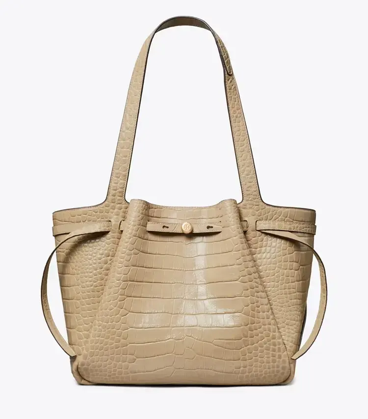 Romy Croc-Embossed Tote - Image 3