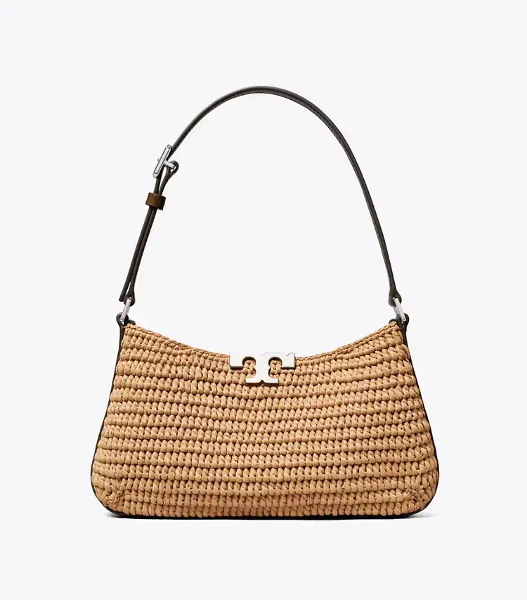 Eleanor Raffia Slim Shoulder Bag - Image 3