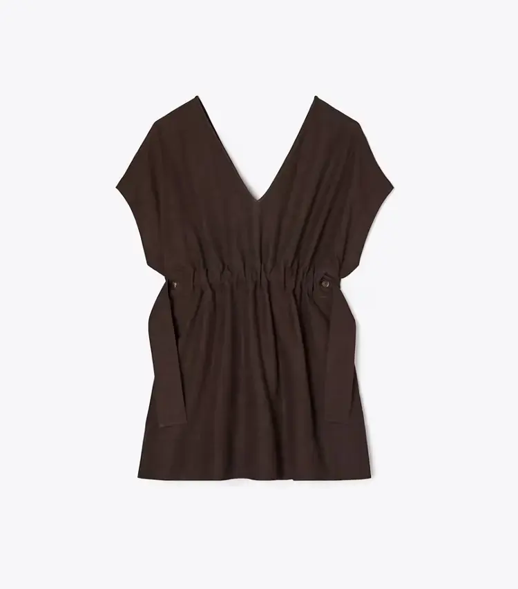 Belted Linen Dress