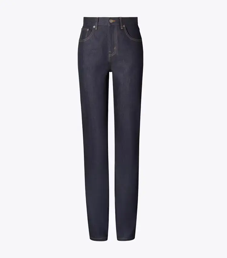 Straight-Leg Denim Jean