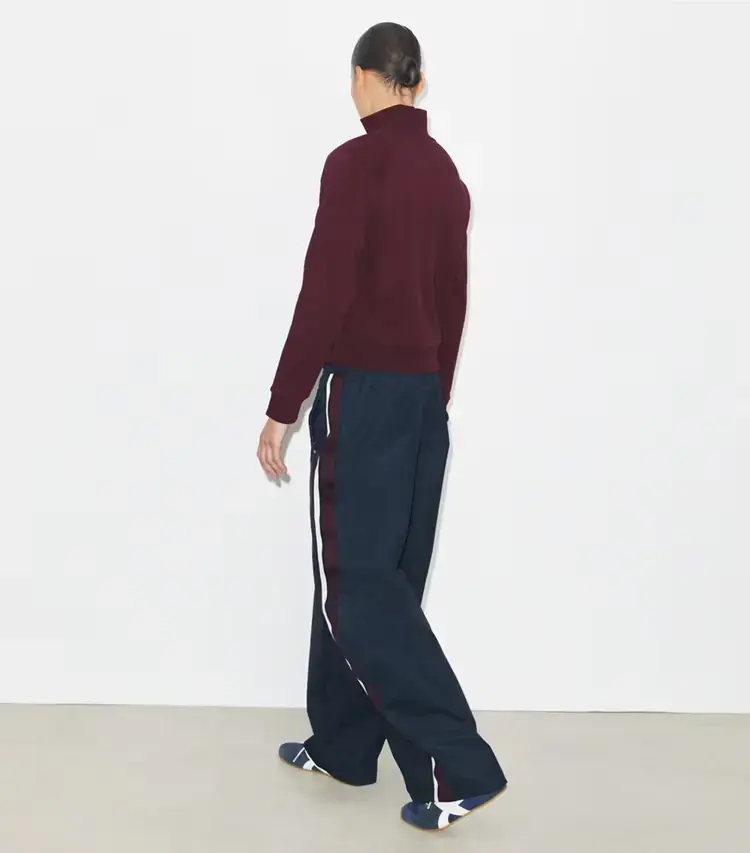 Wide-Leg Nylon Track Pant - Image 3
