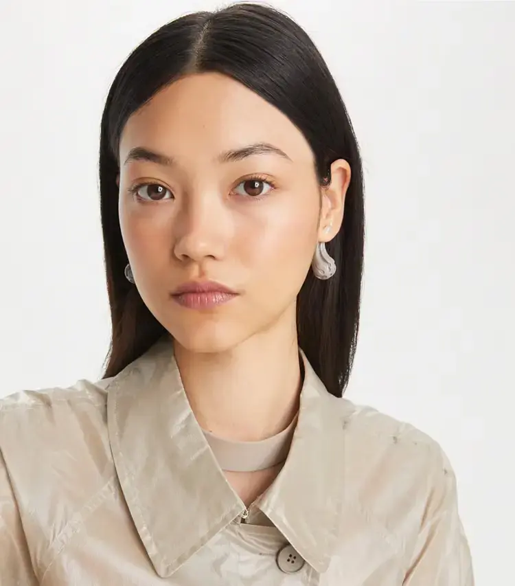 Pierced Front-Back Earrings - Image 3