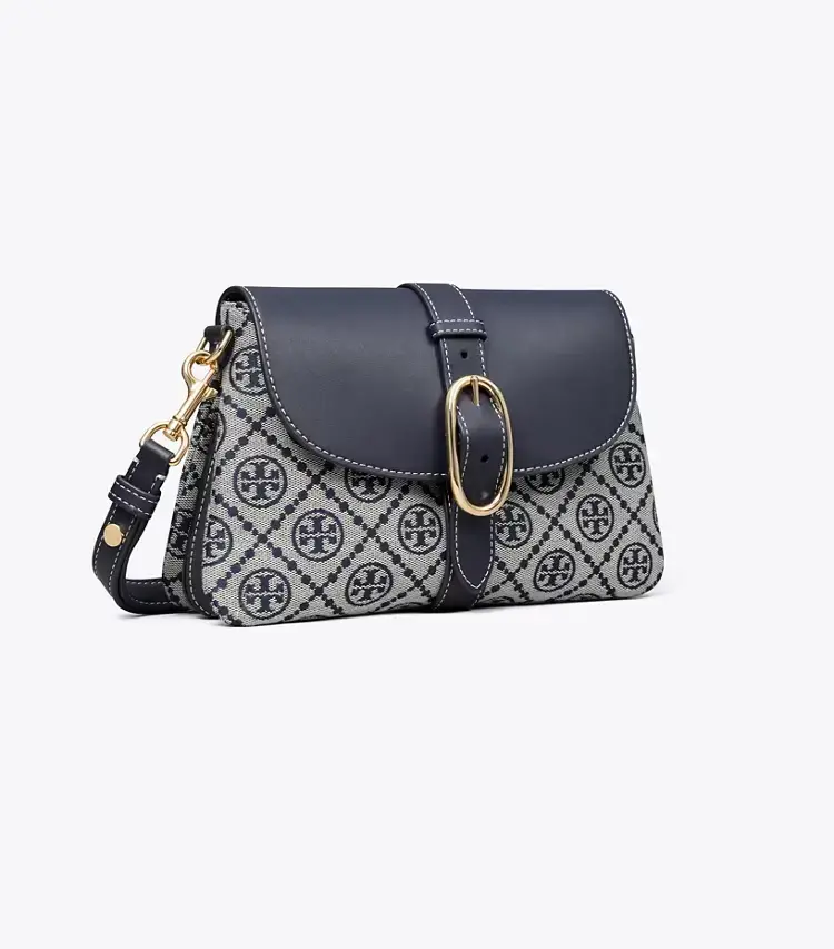 T Monogram Soft Small Shoulder Bag
