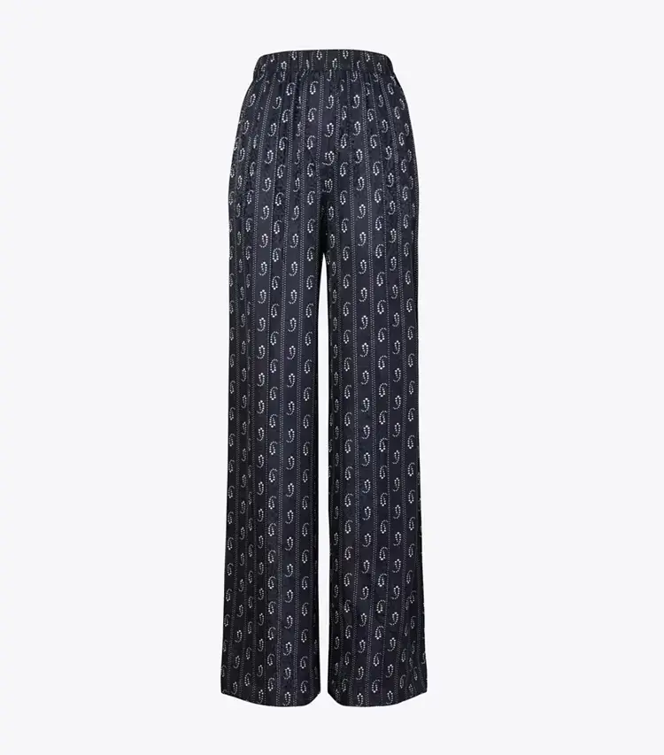 Relaxed-Fit Jacquard Pants