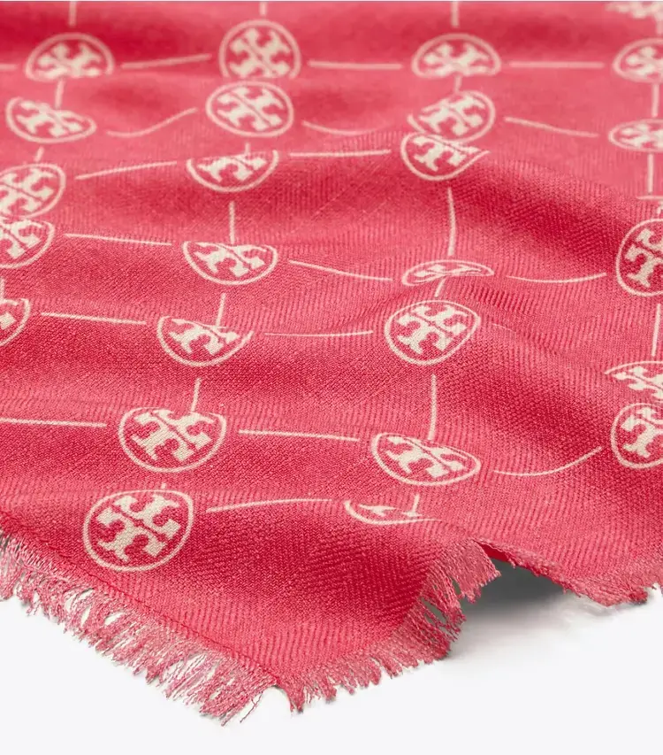 T Monogram Oblong Scarf - Image 2