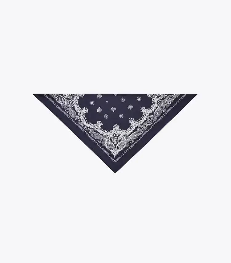 Beaded Bandana Triangle Scarf