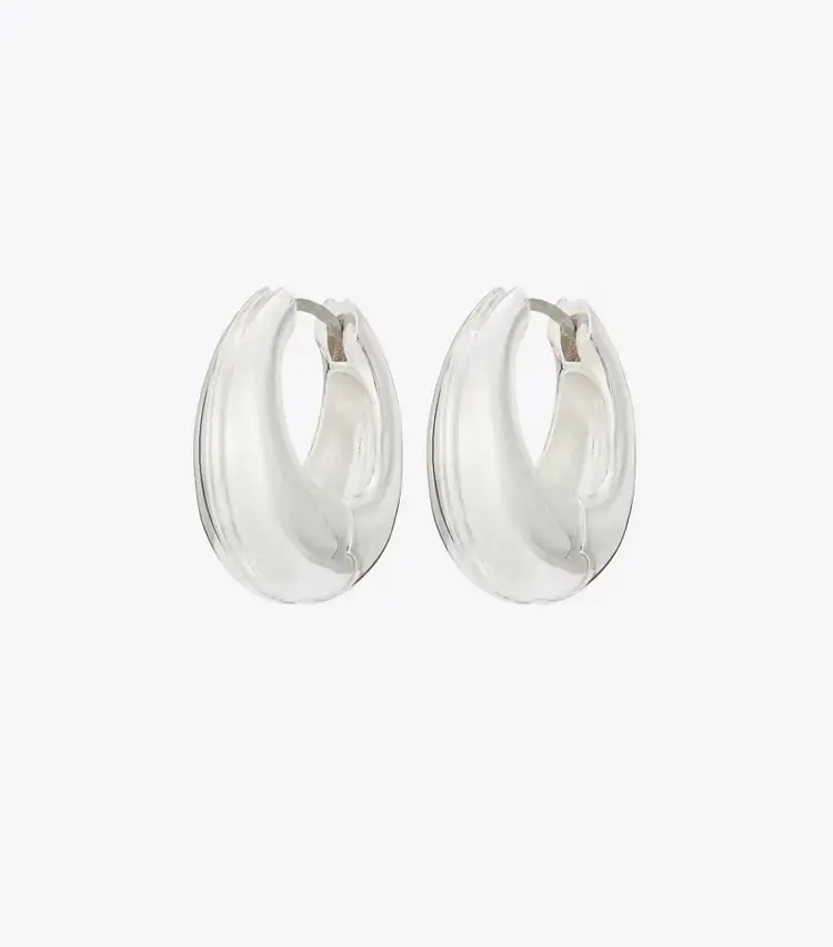 Small Pierced Hoop Earrings