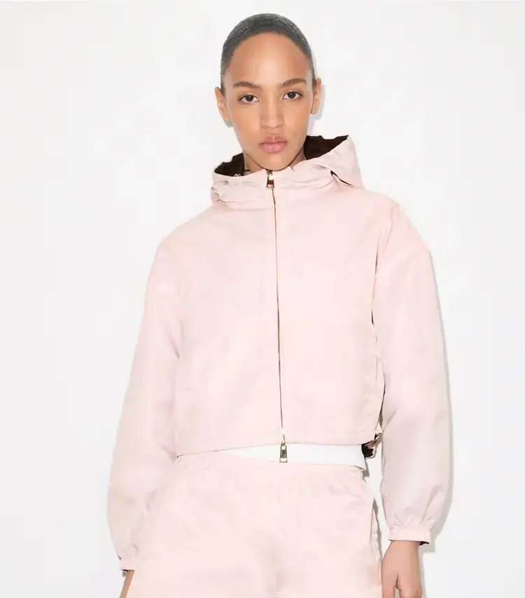 Reversible Cropped Nylon Jacket - Image 2