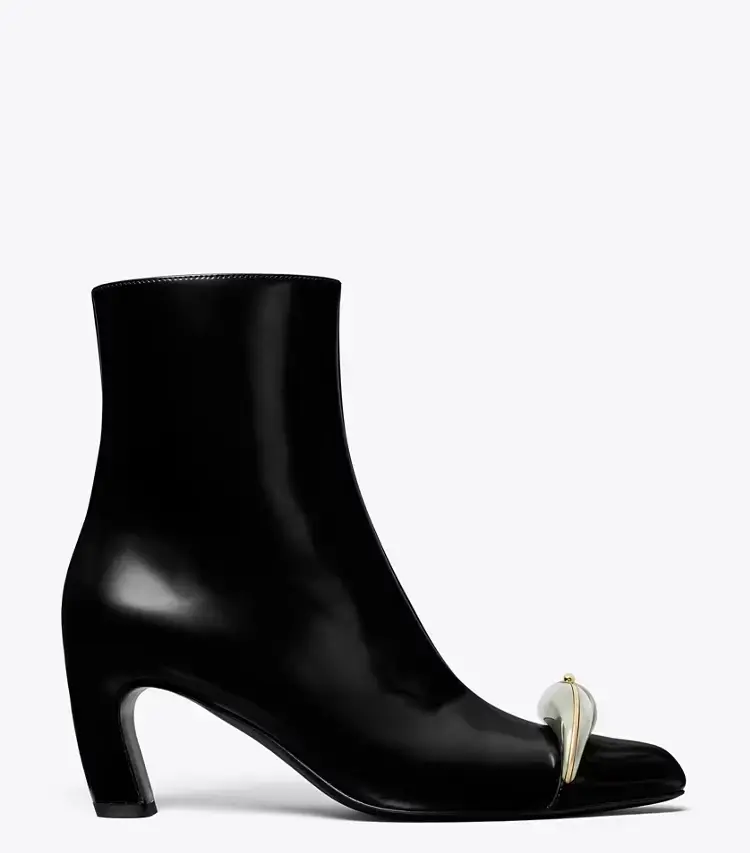 Pierced Heeled Ankle Boot - Image 3