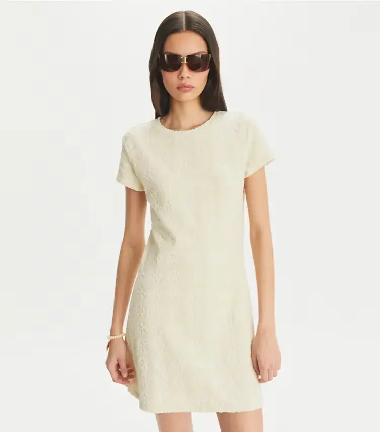 Terry Jacquard Logo Shirtdress - Image 2