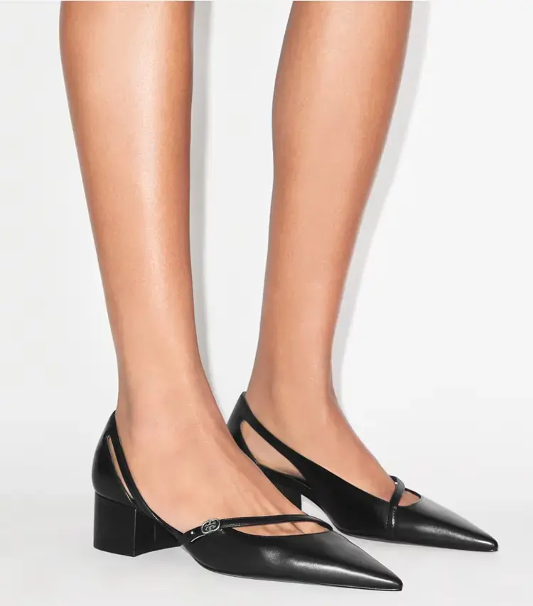 Double T Buckle D'orsay Pump - Image 2
