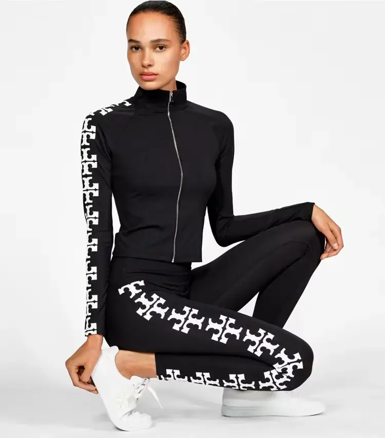 Reflective Nylon Logo Zip Top - Image 2