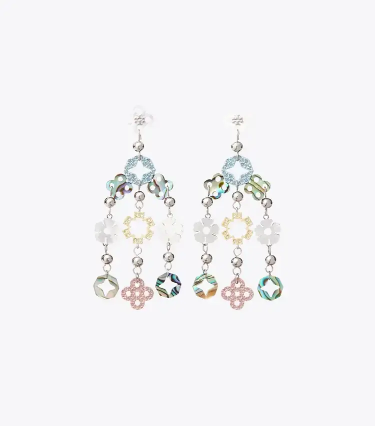 Small Forget Me Not Chandelier Earrings