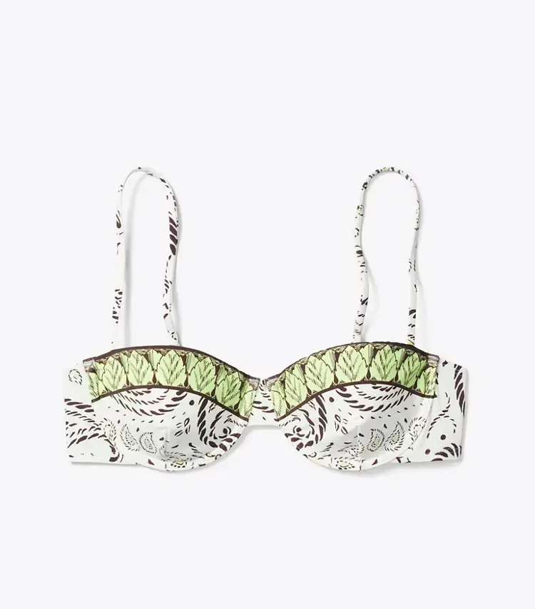 Printed Underwire Bikini Top