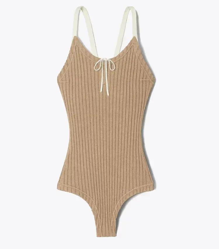 Colorblock Ribbed Bodysuit