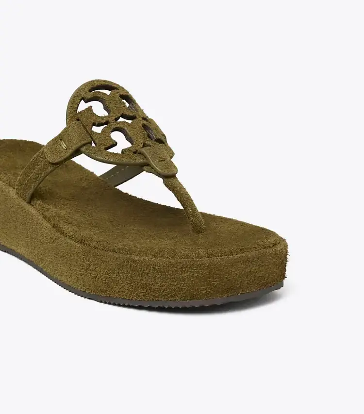 Miller Suede Wedge Sandal - Image 3
