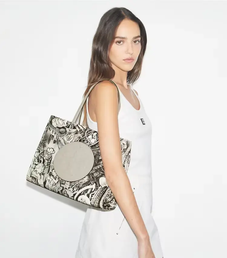 Small Ella Printed Tote - Image 2
