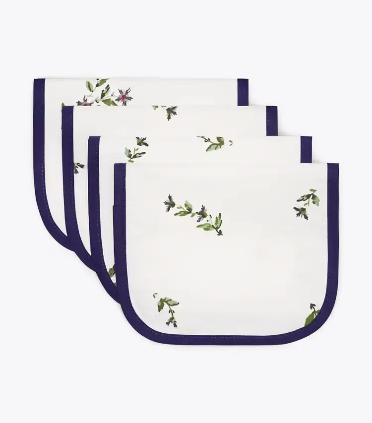Jolie Fleur Cocktail Napkin, Set Of 4 - Image 2