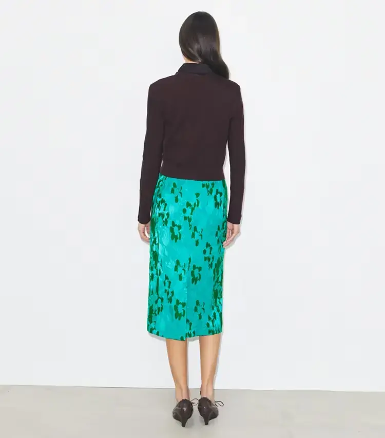 Jacquard Viscose Skirt - Image 3