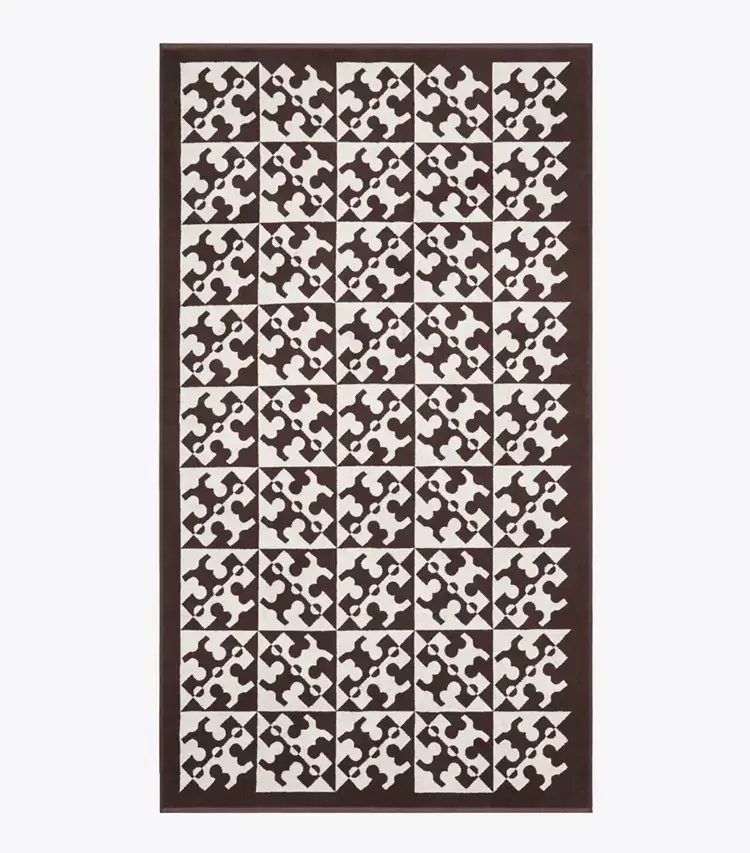 Diagonal T Jacquard Towel