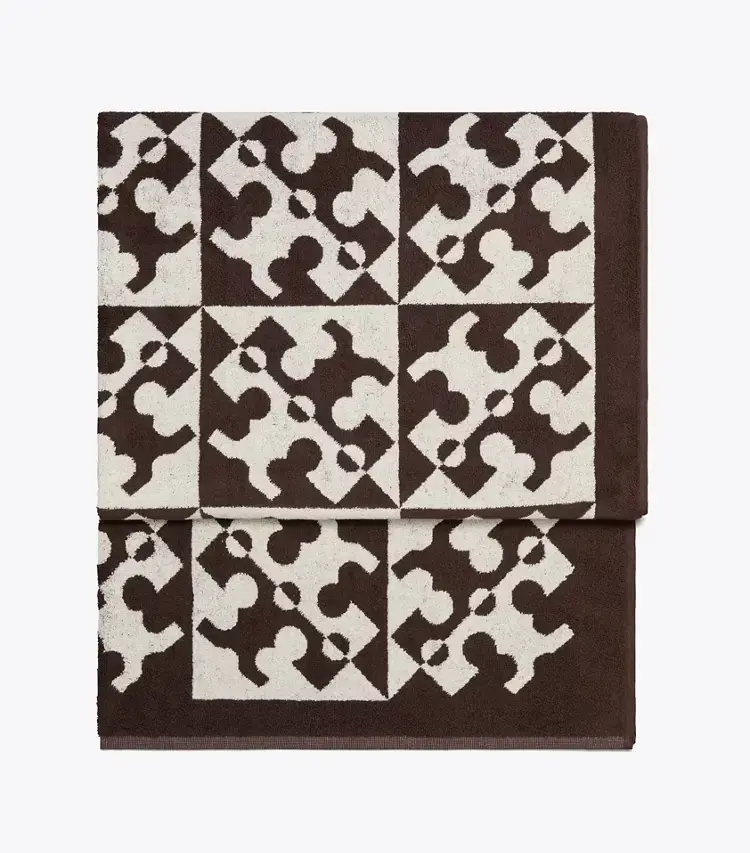 Diagonal T Jacquard Towel - Image 2