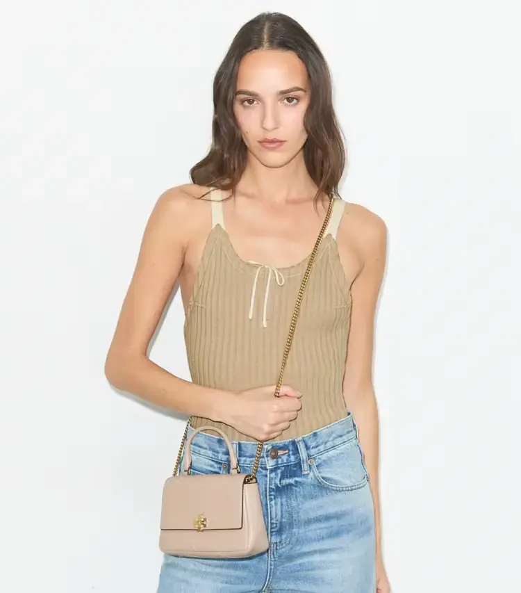 Mini Charlie Quilted Top-Handle Crossbody - Image 2