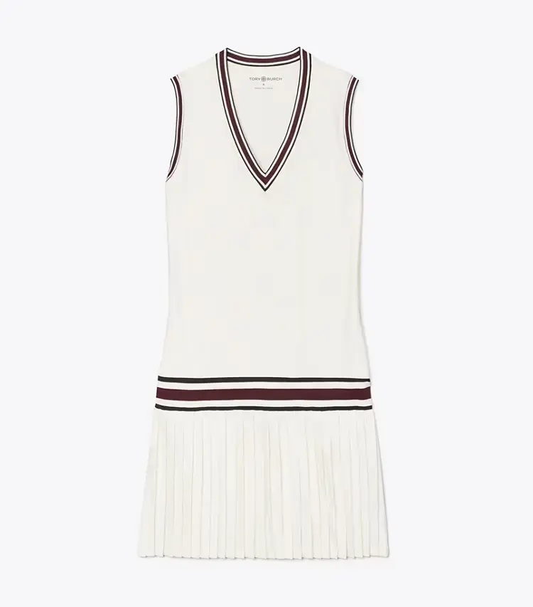 Performance Jersey V-Neck Tennis Dress
