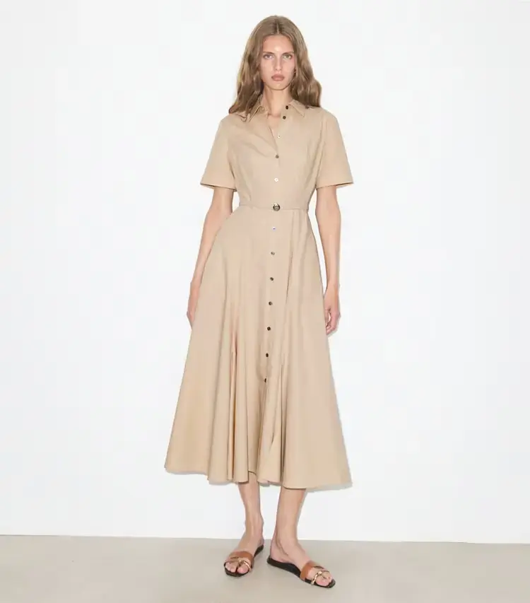 Cotton Shirtdress - Image 2