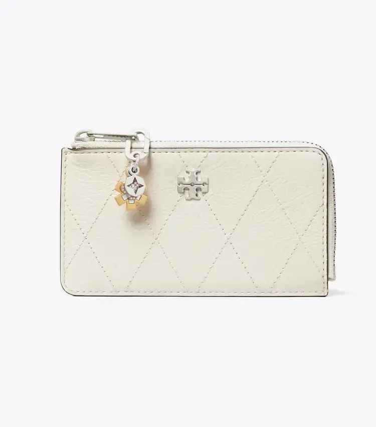 Charlie Quilted Zip Card Case - Image 2