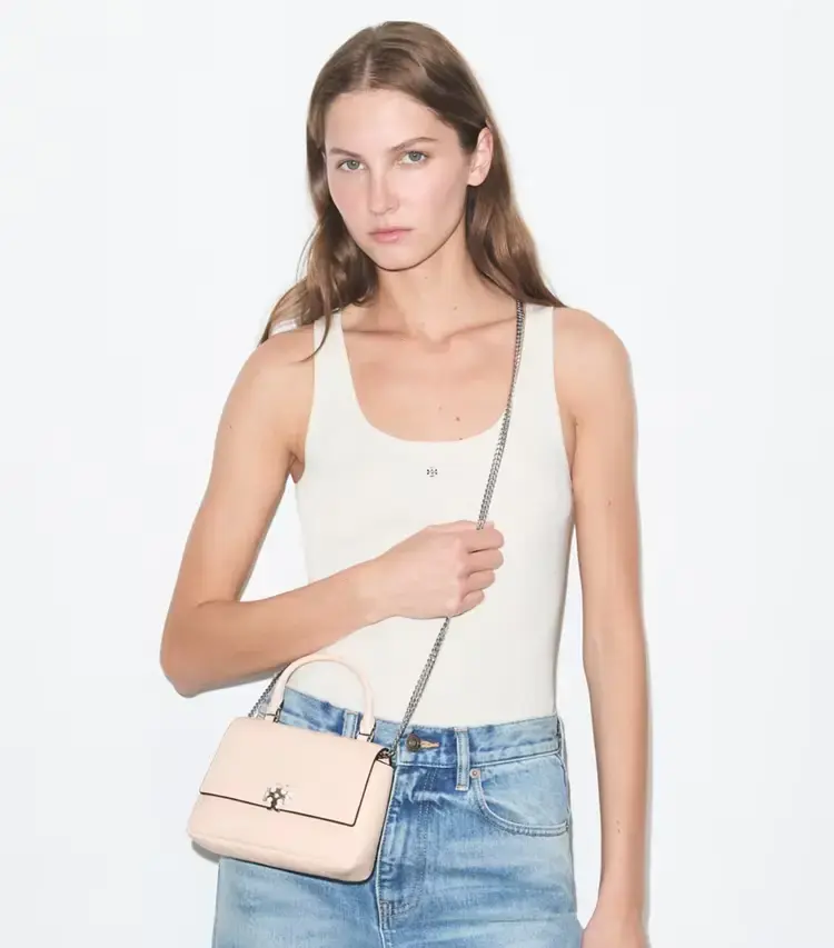 Mini Charlie Quilted Top-Handle Crossbody - Image 3