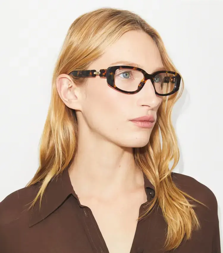 Pierced Rectangle Eyeglasses - Image 4