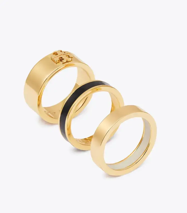 Icon Enamel Ring Set