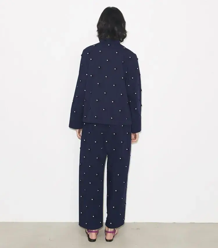 Embellished Cotton Pant - Image 3