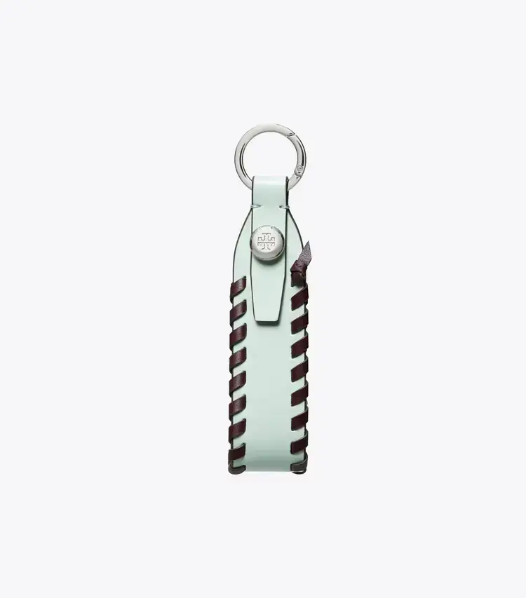 Leather Woven Bag Charm