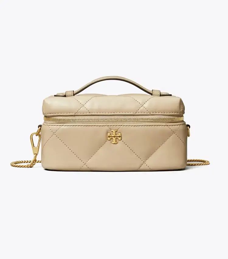 Kira Diamond Quilt East-West Vanity Case - Image 4