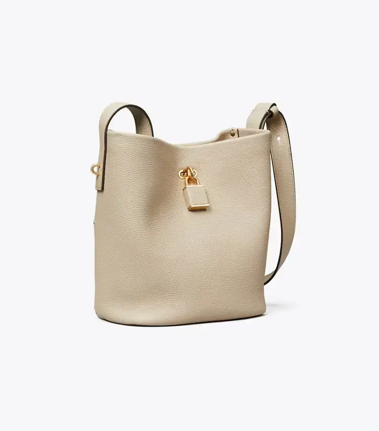 Medium Lock Slim Bucket Bag