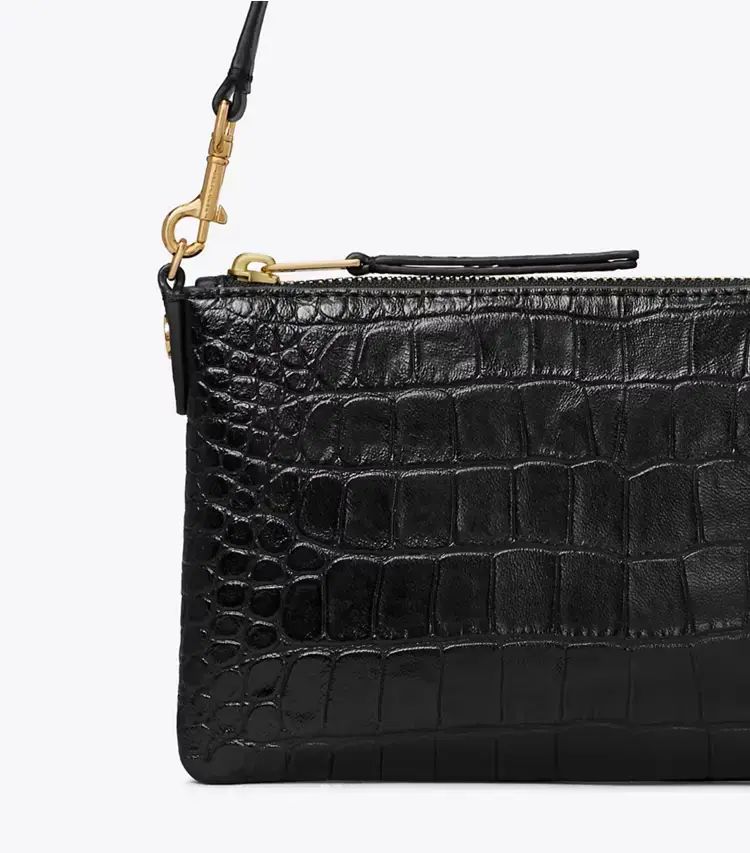 Croc-Embossed Pochette - Image 4