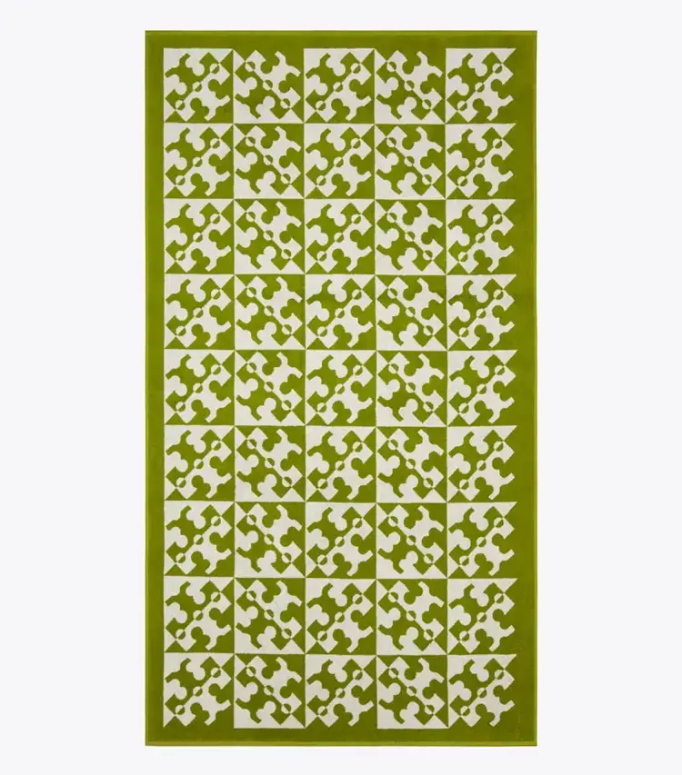 Diagonal T Jacquard Towel