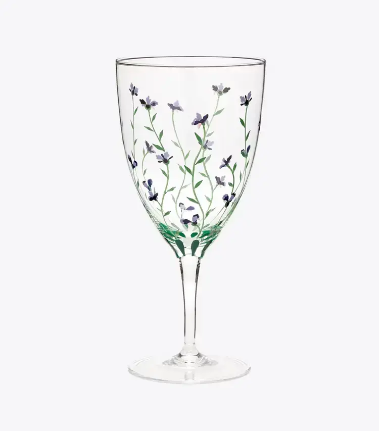 Jolie Fleur Water Glass, Set Of 2 - Image 2