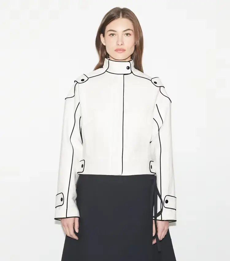 Cotton Bomber Jacket - Image 2