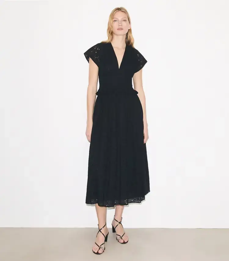 Eyelet Cotton Dress - Image 2